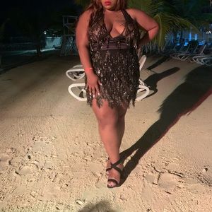 This Sparkly Glam Dress